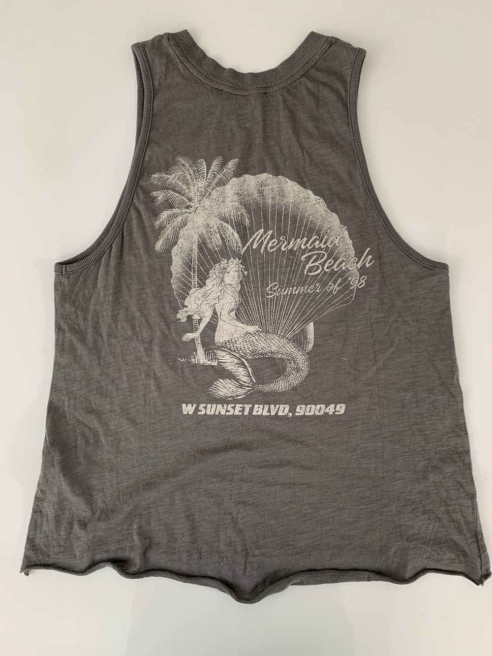 Spell Mermaid Beach Graphic Tank S Boho Vintage Eagle Beach Festival Top - Picture 8 of 8